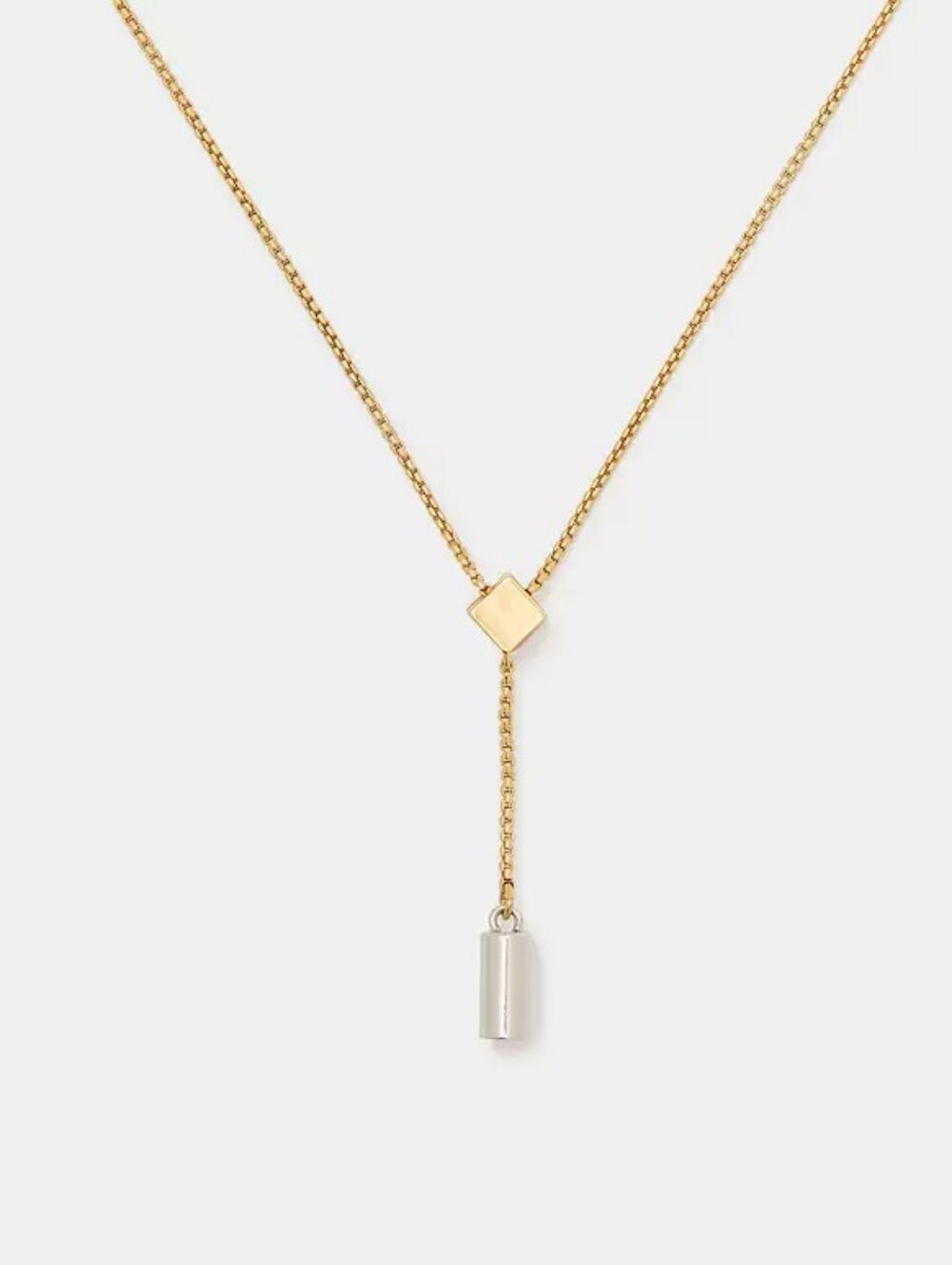 Kate Spade New York Geo Pop Y Necklace Two-Tone